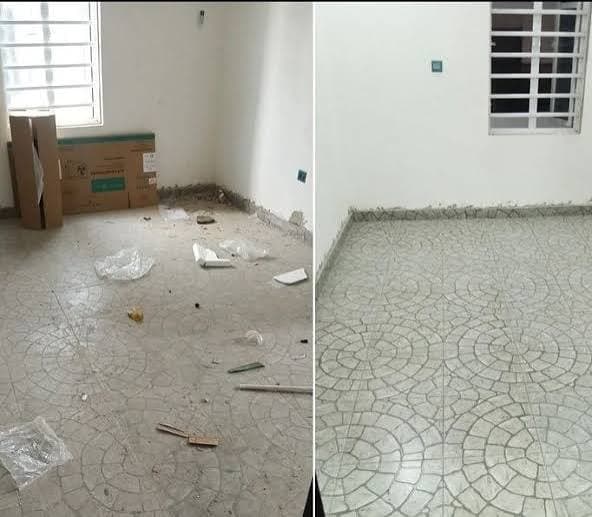 Before and after cleaning transformation 3