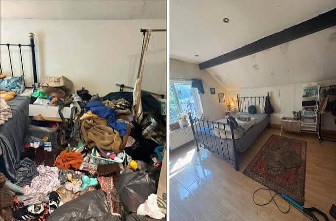 Before and after cleaning transformation 9
